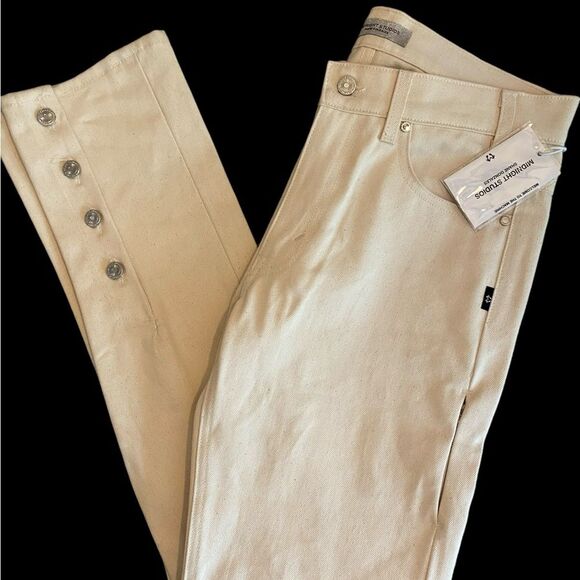 Men’s Midnight Studios Hollywood jeans in sand NWTsize 32x33 retail $300